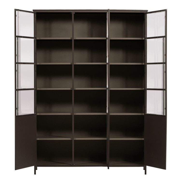 Exhibit Extra Large Dark Brown Display Cabinet (3 Door) from Accessories for the Home