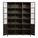 Exhibit Extra Large Dark Brown Display Cabinet (3 Door) from Accessories for the Home