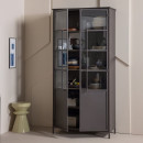 Exhibit Extra Large Dark Brown Display Cabinet (2 Door) from Accessories for the Home