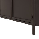 Exhibit Extra Large Dark Brown Display Cabinet (2 Door) from Accessories for the Home