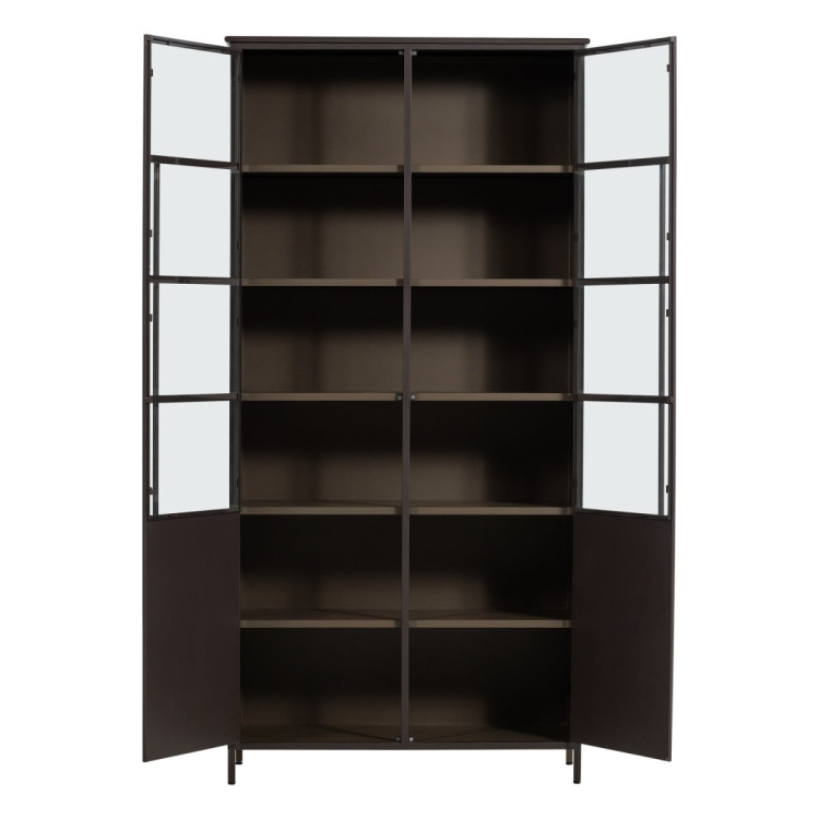 Exhibit Extra Large Dark Brown Display Cabinet (2 Door) from Accessories for the Home