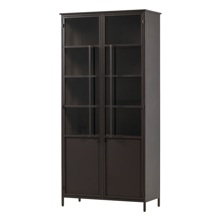 Exhibit Extra Large Dark Brown Display Cabinet (2 Door) from Accessories for the Home