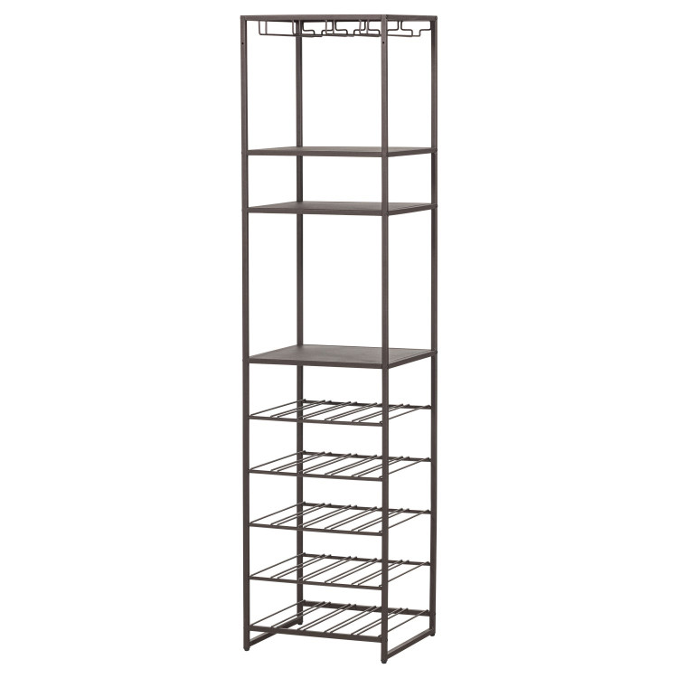 Reese Multipurpose Metal Drinks Shelf- Sand or Dark Brown from Accessories for the Home
