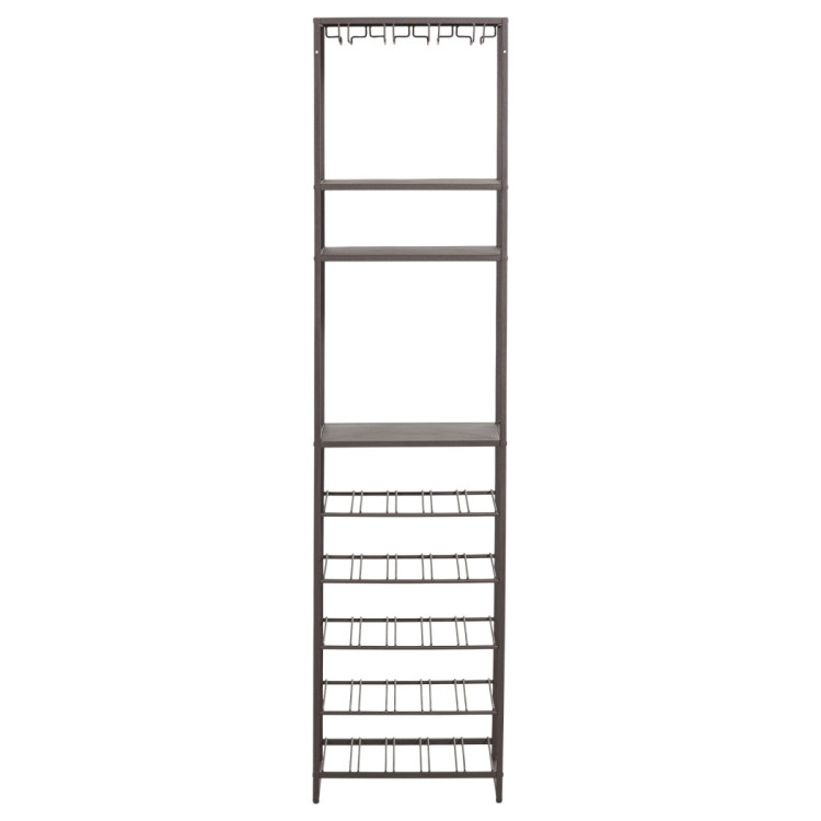 Reese Multipurpose Metal Drinks Shelf- Sand or Dark Brown from Accessories for the Home