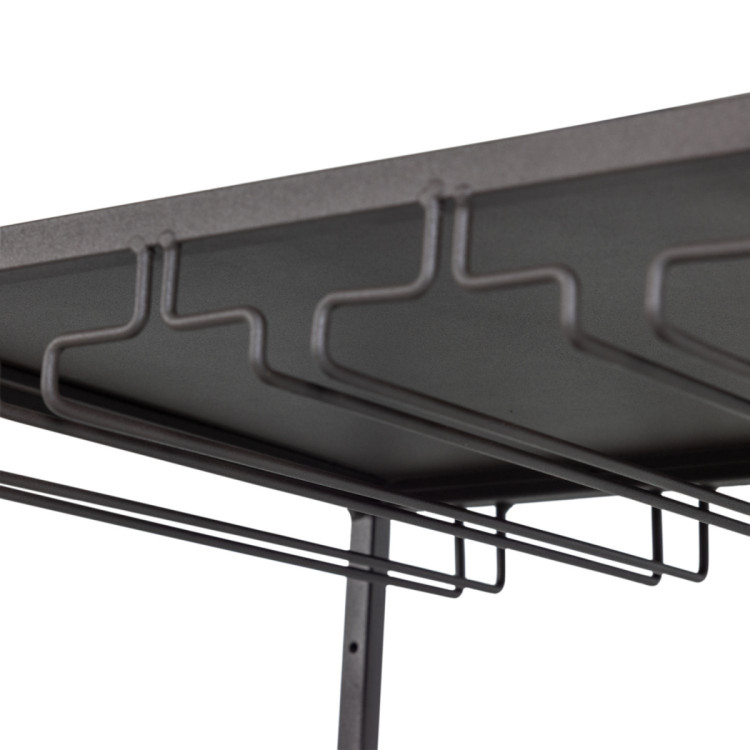 Reese Multipurpose Metal Drinks Shelf- Sand or Dark Brown from Accessories for the Home