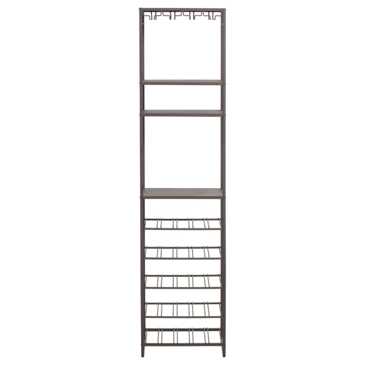 Reese Multipurpose Metal Drinks Shelf- Sand or Dark Brown from Accessories for the Home
