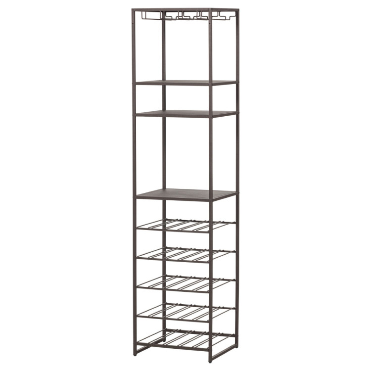 Reese Multipurpose Metal Drinks Shelf- Sand or Dark Brown from Accessories for the Home