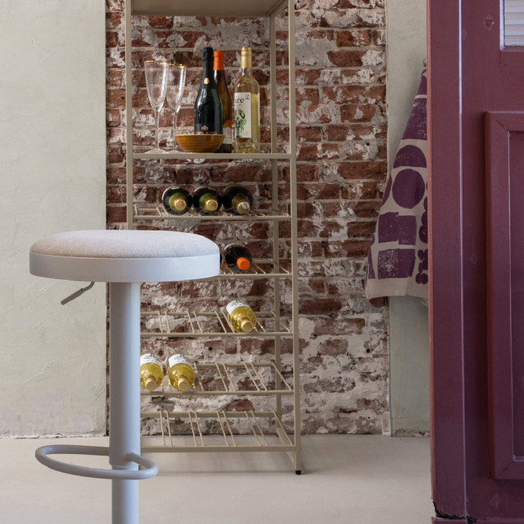 Reese Multipurpose Metal Drinks Shelf- Sand or Dark Brown from Accessories for the Home