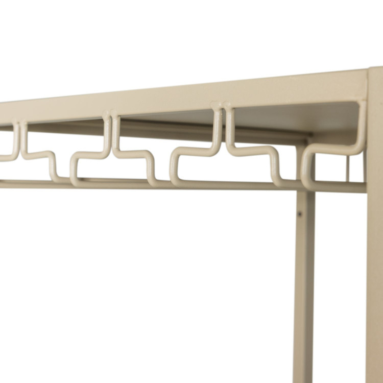 Reese Multipurpose Metal Drinks Shelf- Sand or Dark Brown from Accessories for the Home