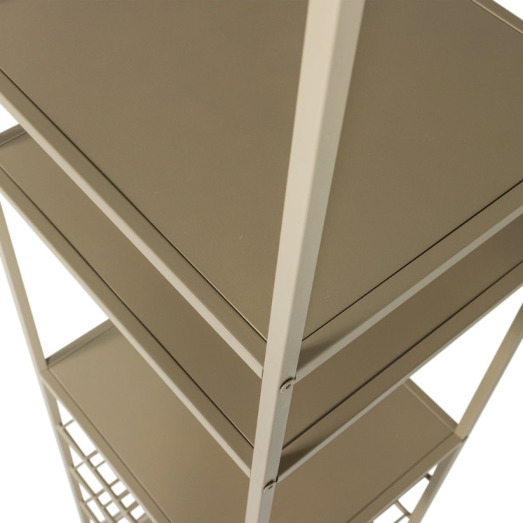 Reese Multipurpose Metal Drinks Shelf- Sand or Dark Brown from Accessories for the Home