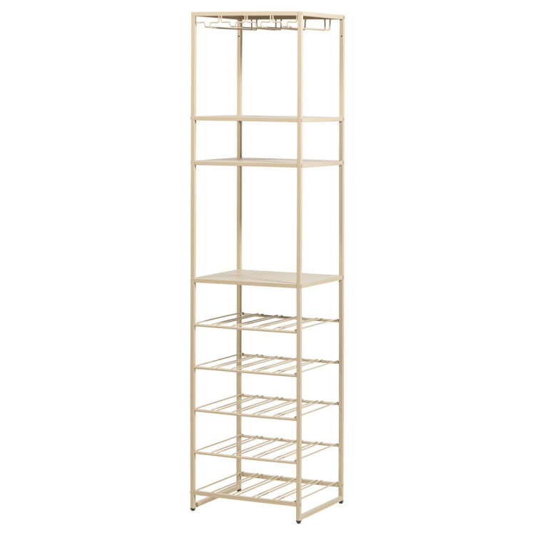 Reese Multipurpose Metal Drinks Shelf- Sand or Dark Brown from Accessories for the Home