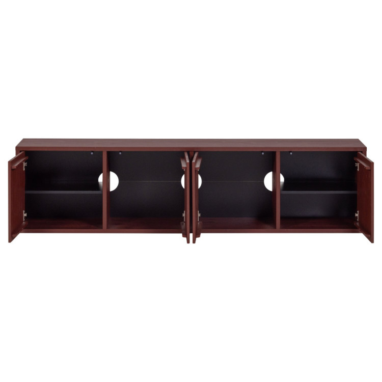 Woood Merel Pine TV Cabinet- Burgundy from Accessories for the Home