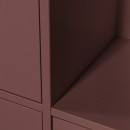 Woood Merel Pine Storage Cabinet- Burgundy, Grey or Brown from Accessories for the Home