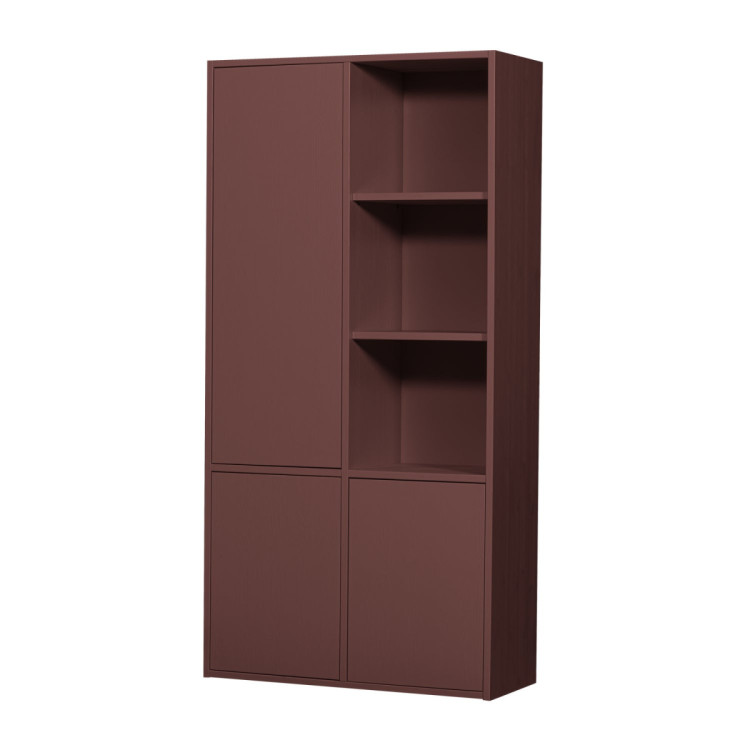 Woood Merel Pine Storage Cabinet- Burgundy, Grey or Brown from Accessories for the Home