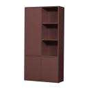 Woood Merel Pine Storage Cabinet- Burgundy, Grey or Brown from Accessories for the Home