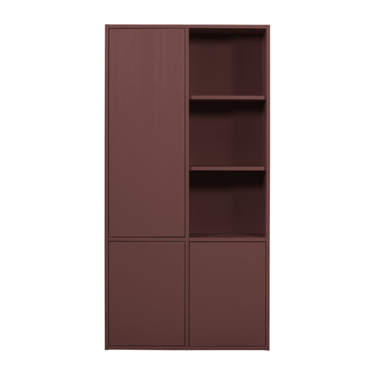 Woood Merel Pine Storage Cabinet- Burgundy, Grey or Brown from Accessories for the Home