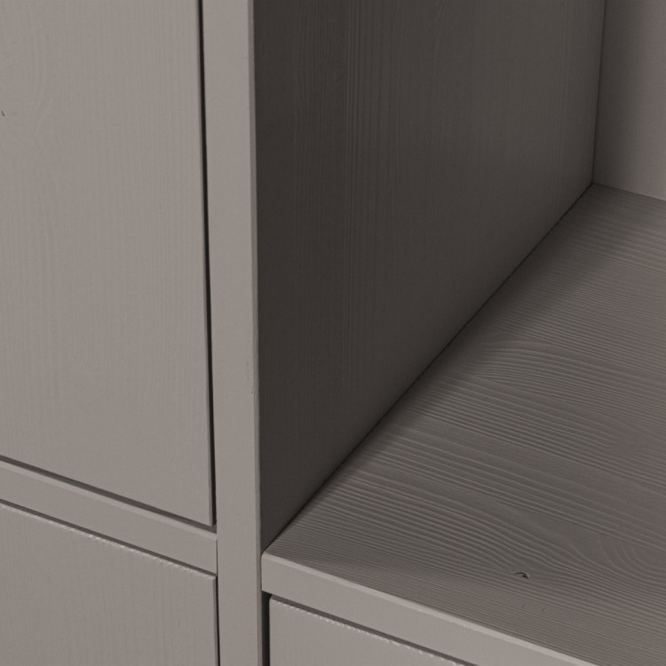 Woood Merel Pine Storage Cabinet- Burgundy, Grey or Brown from Accessories for the Home