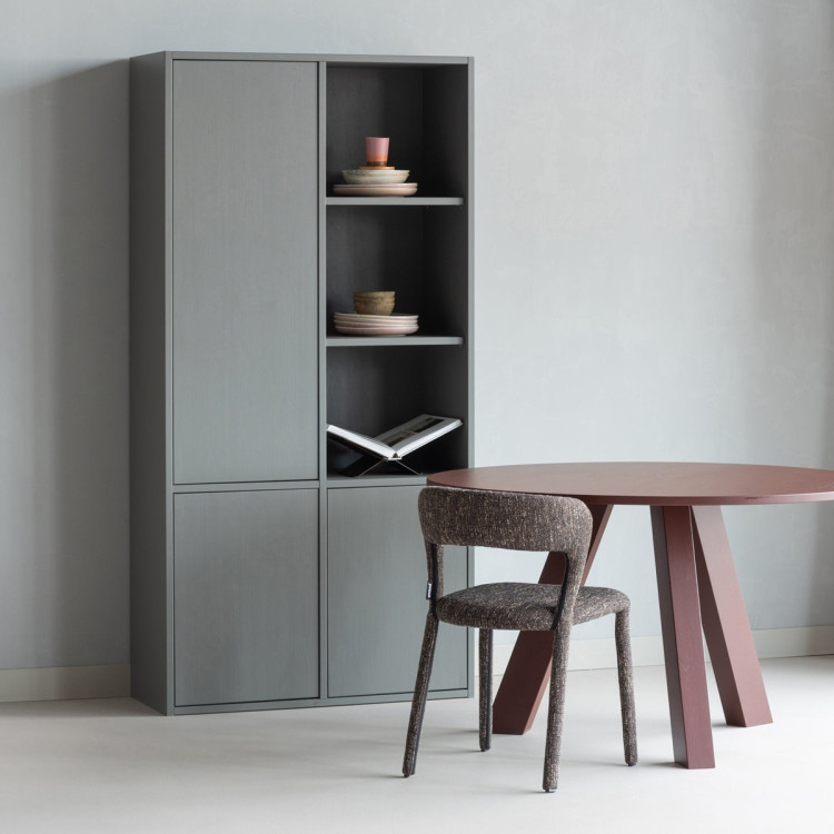 Woood Merel Pine Storage Cabinet- Burgundy, Grey or Brown from Accessories for the Home