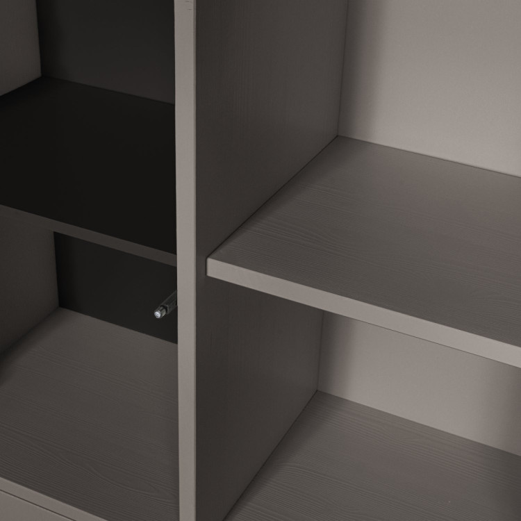 Woood Merel Pine Storage Cabinet- Burgundy, Grey or Brown from Accessories for the Home