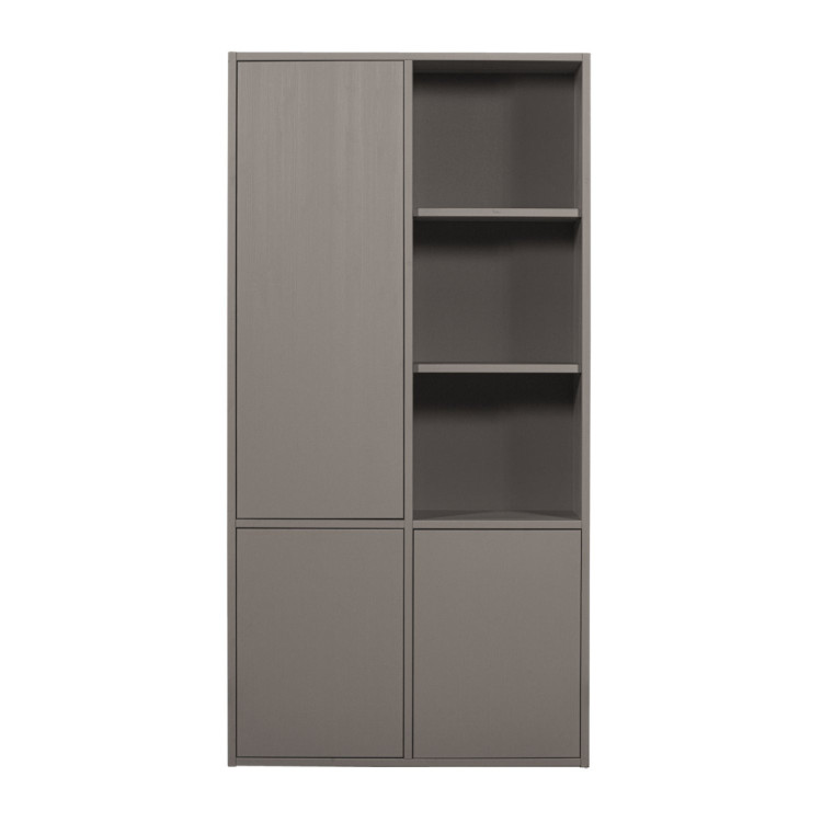 Woood Merel Pine Storage Cabinet- Burgundy, Grey or Brown from Accessories for the Home