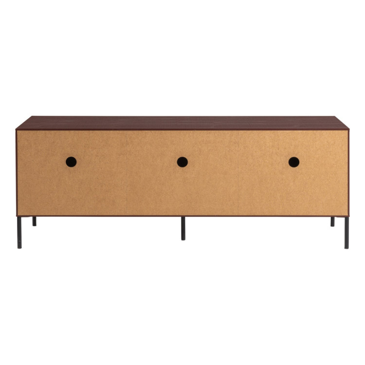 Woood Gravure Large TV Cabinet- Black, Natural, Espresso, Dust or Burgundy from Accessories for the Home
