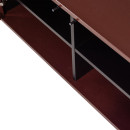 Woood Gravure Large TV Cabinet- Black, Natural, Espresso, Dust or Burgundy from Accessories for the Home