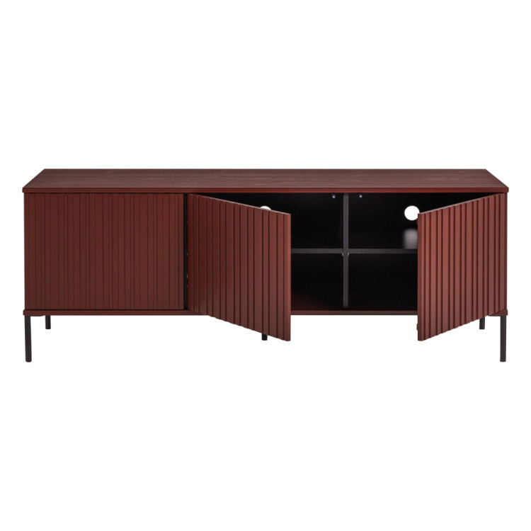Woood Gravure Large TV Cabinet- Black, Natural, Espresso, Dust or Burgundy from Accessories for the Home