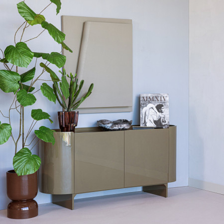 Woood Liora High Gloss Green Sideboard/TV Unit from Accessories for the Home