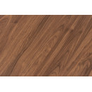 Mitch Walnut Round Ribbed Coffee Table from Accessories for the Home