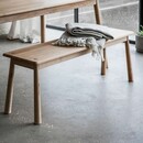 Laholm Solid Oak Dining Bench from Accessories for the Home