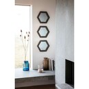  Garfield Set of 3 Hexagonal Wall Mirrors from Accessories for the Home