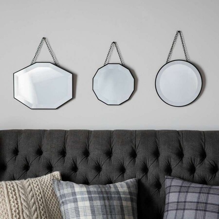 Orsen Set of 3 Hanging Wall Mirrors from Accessories for the Hme