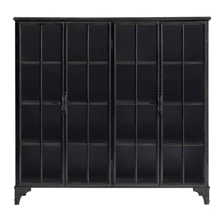 Nordal Downtown Large 4 Door Iron Display Cabinet from Accessories for the Home 2