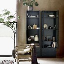 Tinekhome Tall Metal Black Iron Display Cabinet from Accessories for the Home