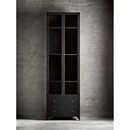 Tinekhome Tall Metal Black Iron Display Cabinet from Accessories for the Home