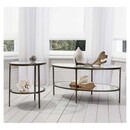 Hudson Aged Bronze Oval Coffee Table from Accessories for the Home