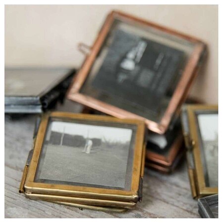 Tiny Brass Picture Frame