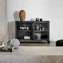 Muubs Bronx Black Iron & Mesh Bar Cabinet from Accessories for the home