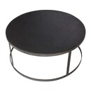 Muubs Black Stone and Iron Coffee Table from Accessories for the Home