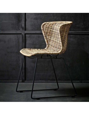 Woood Weaved Wing Back Chairs from Accessories for the Home