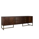 Dutchbone Class Dark Wood Low Sideboard from Accessories for the Home