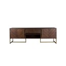 Dutchbone Class Dark Wood Low Sideboard from Accessories for the Home