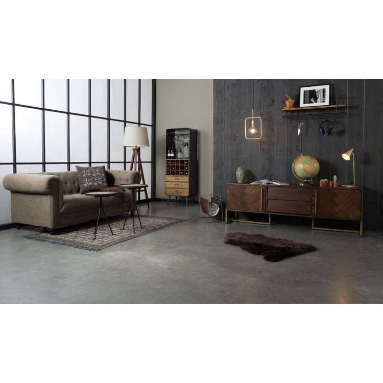 Dutchbone Class Dark Wood Low Sideboard from Accessories for the Home Dutchbone Class Dark Wood Low Sideboard from Accessories for the Home