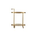 BePureHome Push Antique Brass Drinks Trolley from Accessories for the Home
