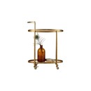 BePureHome Push Antique Brass Drinks Trolley from Accessories for the Home