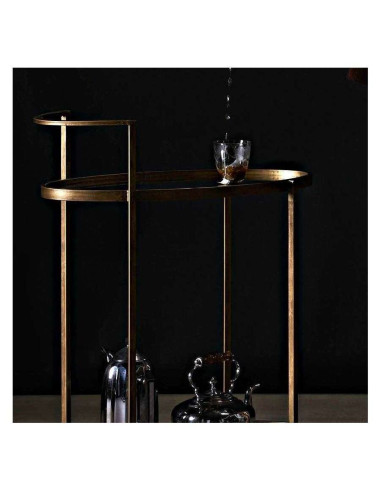 Toeval Betuttelen Whitney BePureHome Push Antique Brass Drinks Trolley | Accessories for the Home