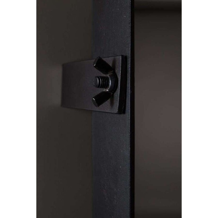 Dutchbone Poke Black Iron Mirror from Accessories for the Home Dutchbone Poke Black Iron Mirror from Accessories for the Home