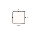 Dutchbone Poke Black Iron Mirror from Accessories for the Home