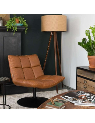 Observatie Ultieme het spoor Dutchbone Bar Vintage Brown Lounge Chair | Accessories for the Home