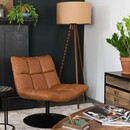  Dutchbone Bar Vintage Brown Lounge Chair from Accessories for the Home